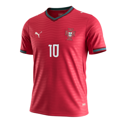 BERNARDO #10 Portugal Tröja 2026 Hemma Premium Röd-9