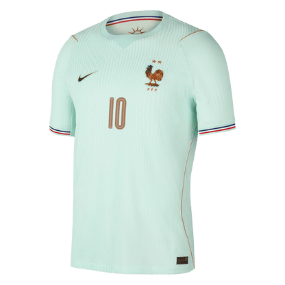 Frankrike Tröja MBAPPE #10 2026 Borta Autentisk Grön-8
