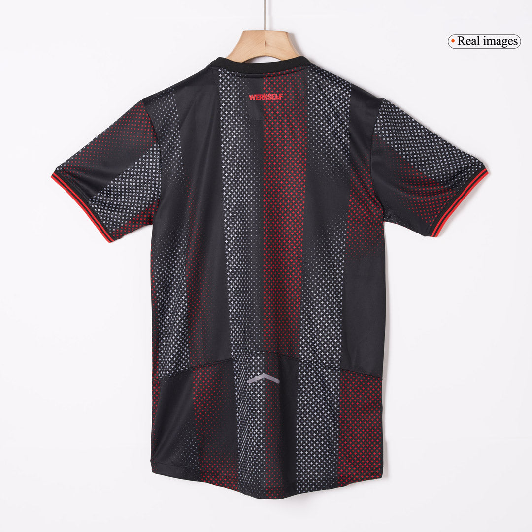 Bayer 04 Leverkusen Tröja 2025/26 Hemma Svart-9
