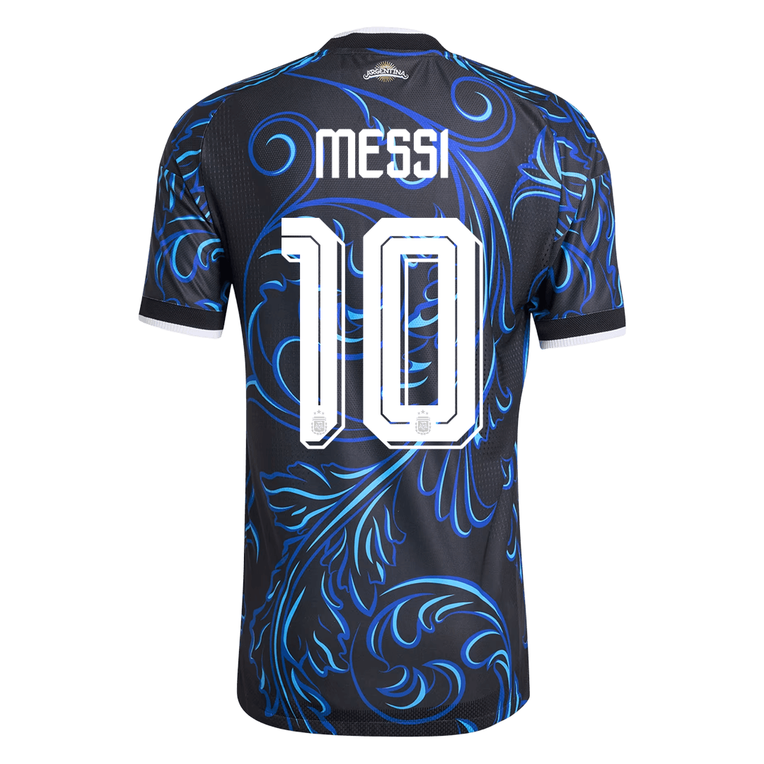 Argentina Tröja MESSI #10 2026 Borta Autentisk Svart