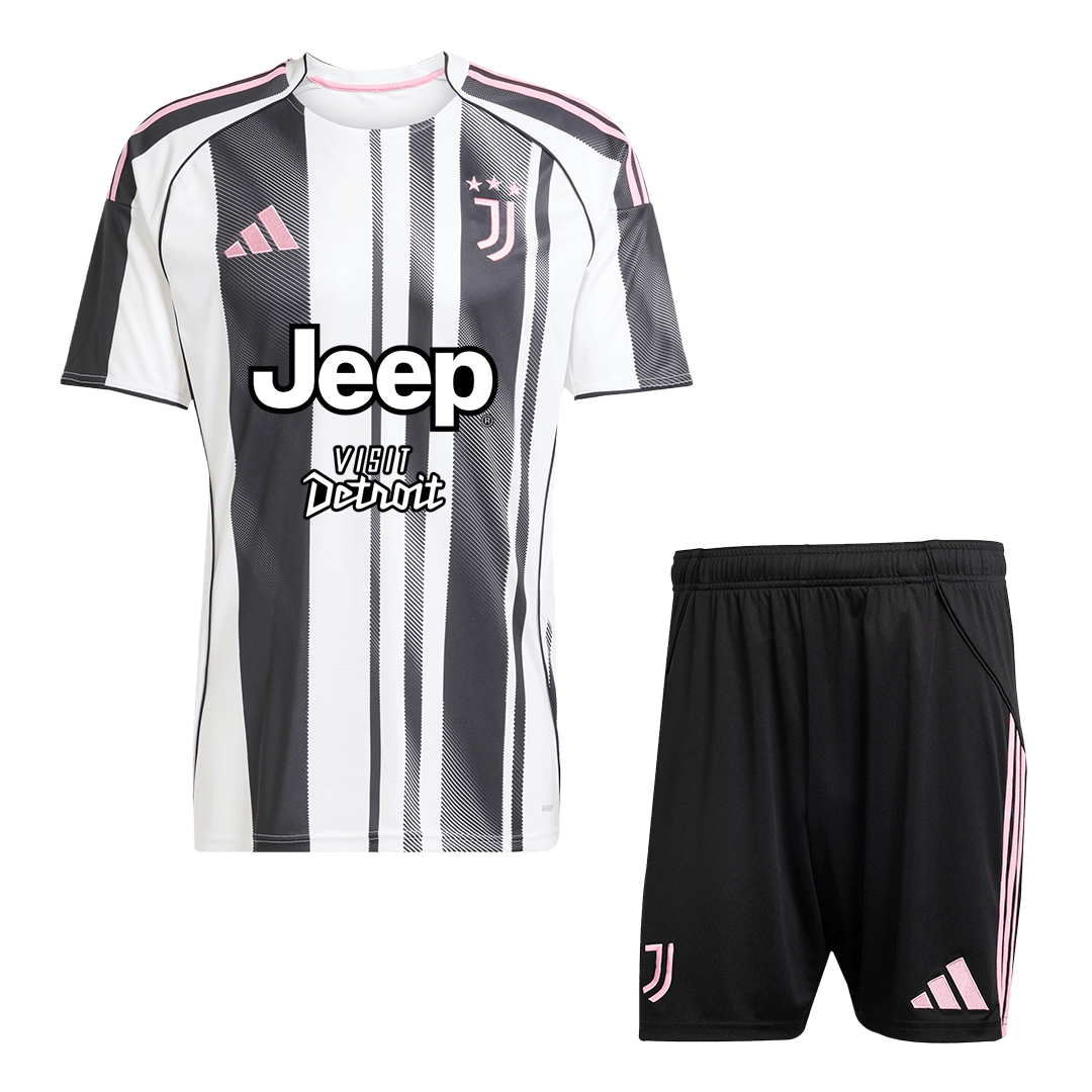 Juventus Tröja Hemmaställ 2025/26 Svart & Vitt