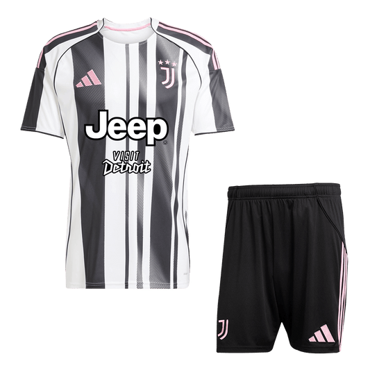 Juventus Tröja Hemmaställ 2025/26 Svart & Vitt