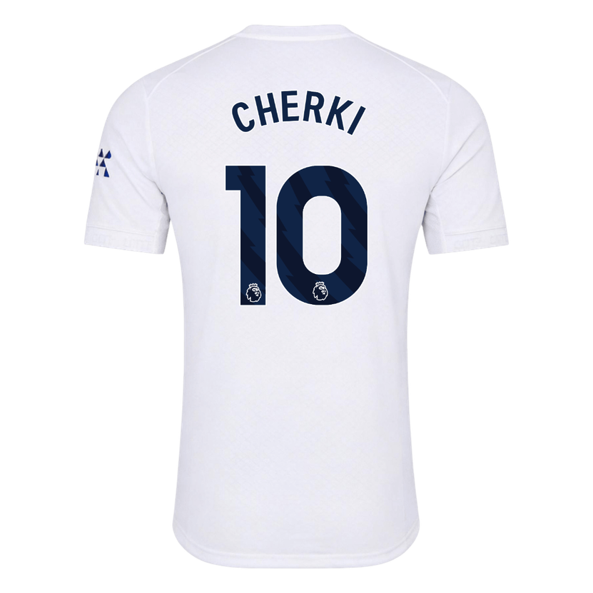 Manchester City Tröja CHERKI #10 2026/27 Tredje Autentisk Vit