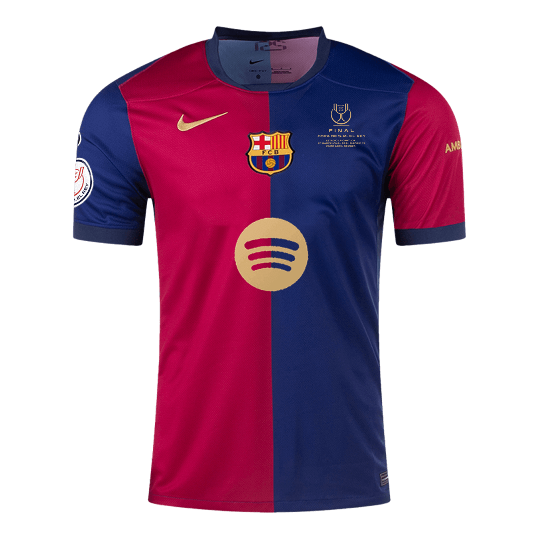 Barcelona Tröja 2024/25 Hemma Röd & Blå Final