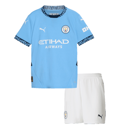 Manchester City Tröja 2024/25 Hemma Blå Barn