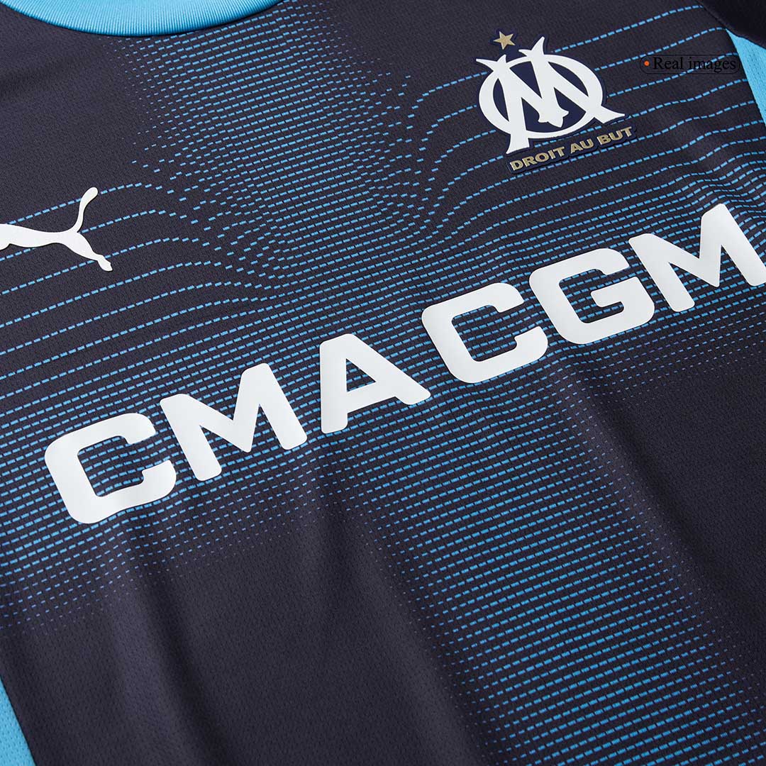 Marseille Tröja 2025/26 Borta Mörkblå