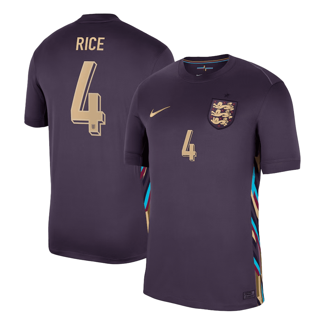 England Tröja RICE #4 2024 Borta Mörkblå