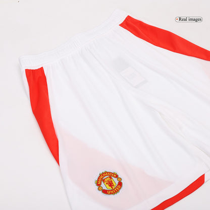 Manchester United Shorts 2024/25 Hemma Vit-3