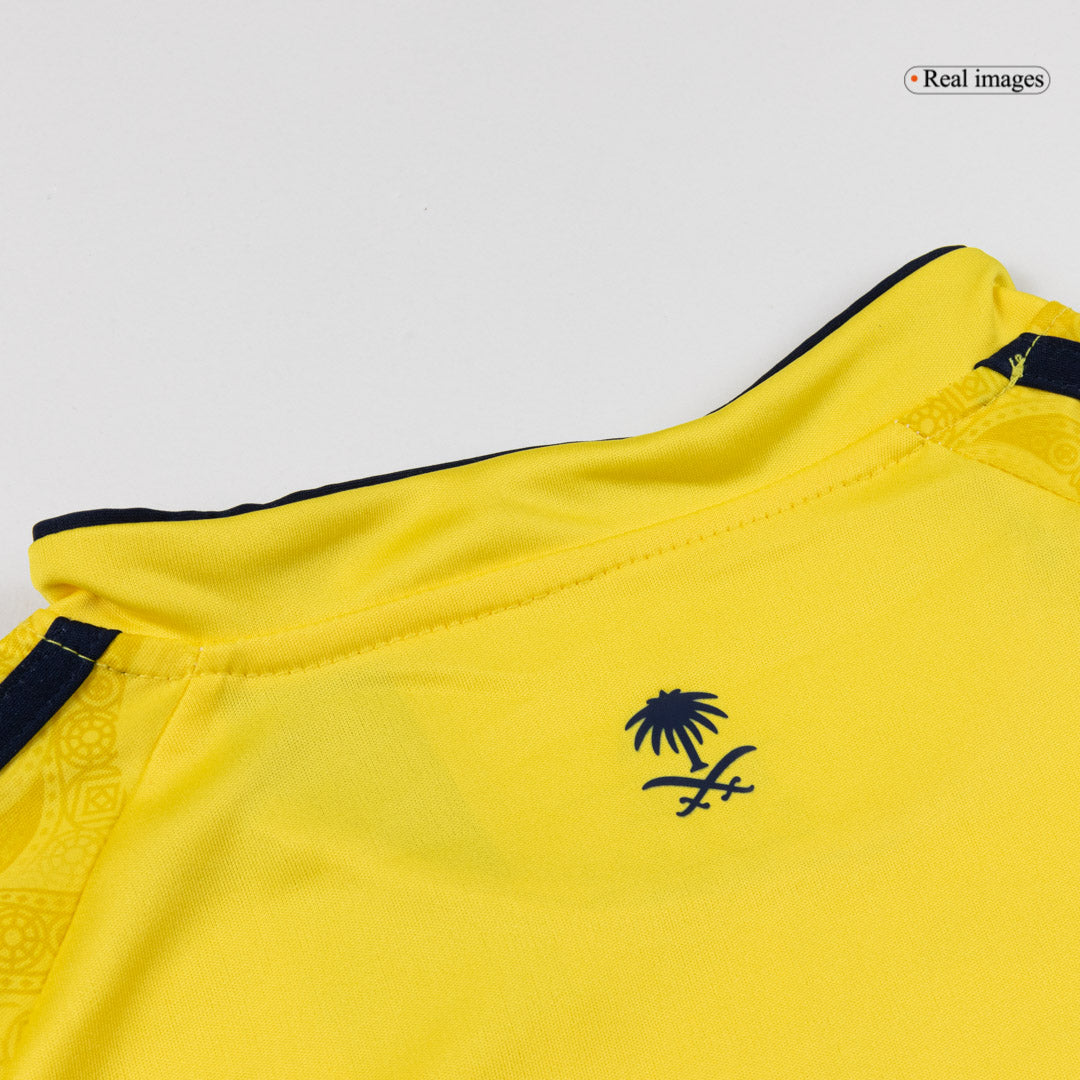 Al Nassr Tröja 2025/26 Hemma Gul Barn-6
