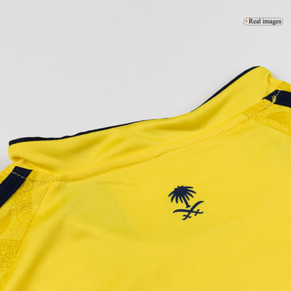Al Nassr Tröja 2025/26 Hemma Gul Barn-6