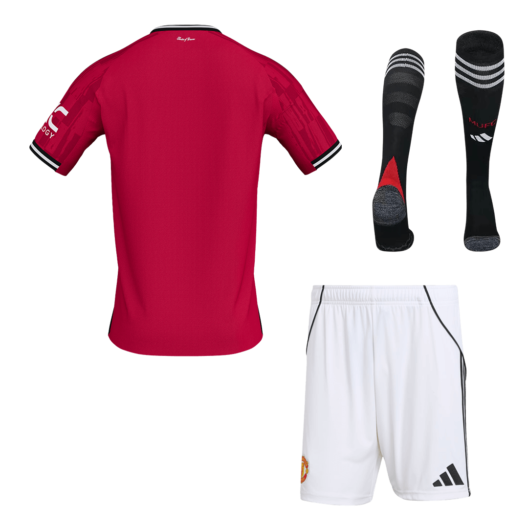 Manchester United Tröja Hemmaställ 2025/26 Röd-14