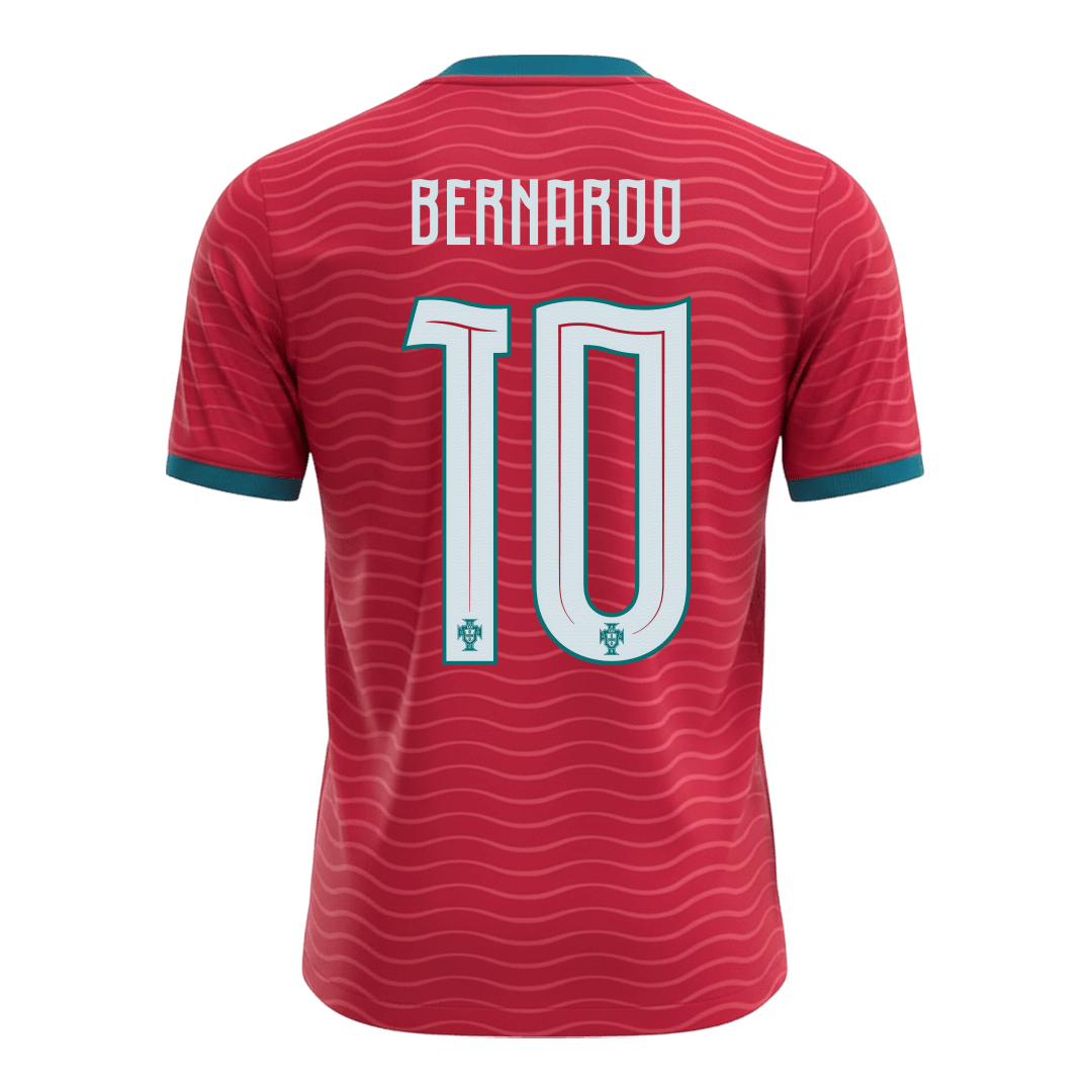 BERNARDO #10 Portugal Tröja 2026 Hemma Premium Röd