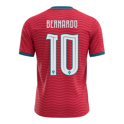 BERNARDO #10 Portugal Tröja 2026 Hemma Premium Röd-8