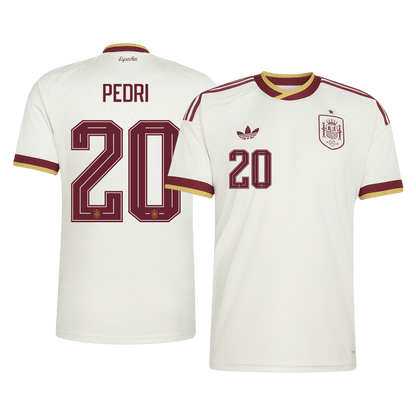 Spanien Tröja PEDRI #20 2026 Borta Vit