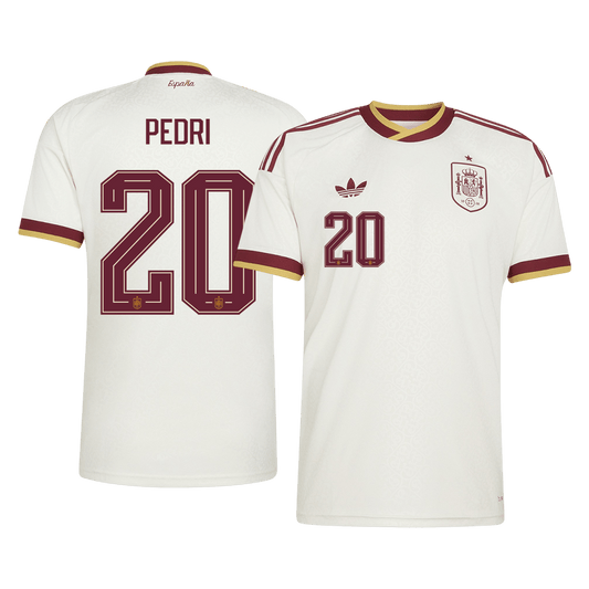 Spanien Tröja PEDRI #20 2026 Borta Vit