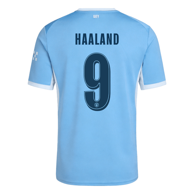 Manchester City Tröja HAALAND #9 2026/27 Hemma Blå - UCL