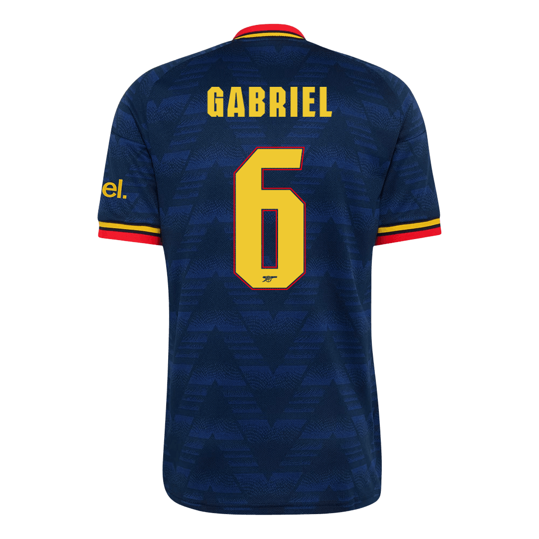 Arsenal Tröja GABRIEL #6 2026/27 Borta Mörkblå - UCL