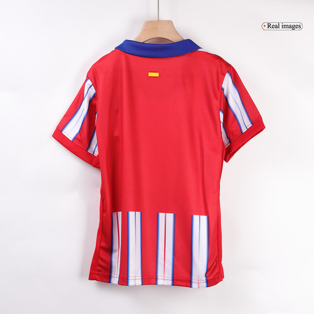 Atletico Madrid Tröja 2024/25 Hemma Röd & Vit Barn