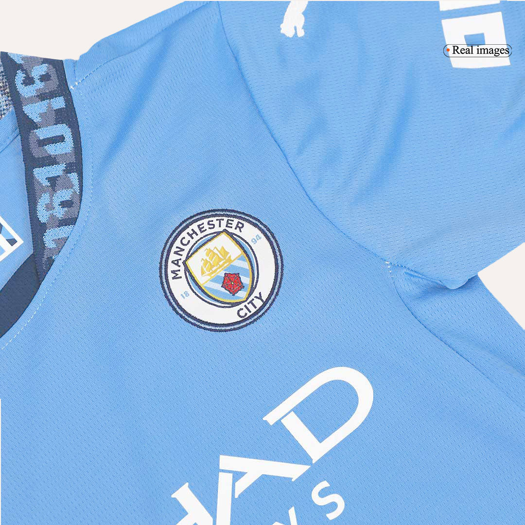 Manchester City Tröja 2024/25 Hemma Blå Barn-12