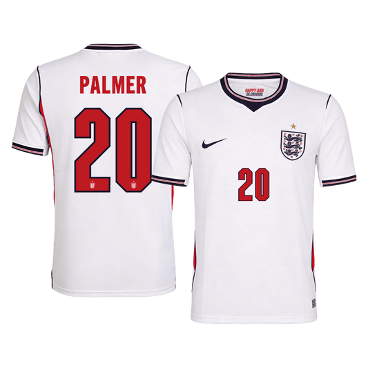 England Tröja PALMER #20 2026 Hemma Vit