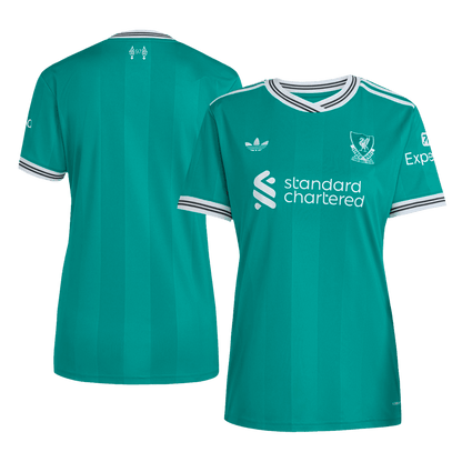 Liverpool Tröja 2025/26 Tredje Grön Dam-10