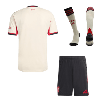 Liverpool Tröja Bortaställ 2025/26 Vit-14