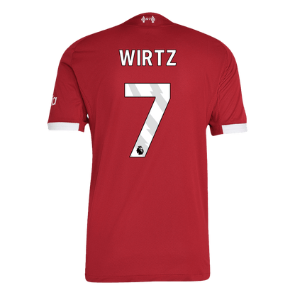 Liverpool Tröja WIRTZ #7 2025/26 Hemma Röd-10