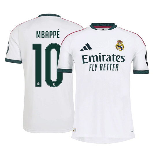 Real Madrid Tröja MBAPPÉ #10 2026/27 Hemma Autentisk Vit