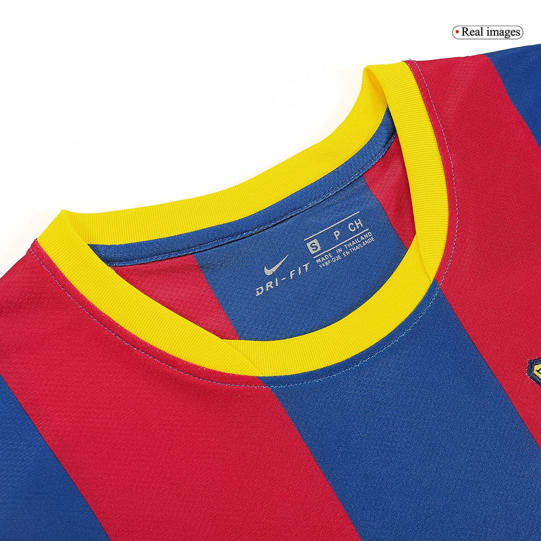 MESSI #10 Barcelona Hemmatröja 2010/11 Retro Tröja
 Röd & Blå