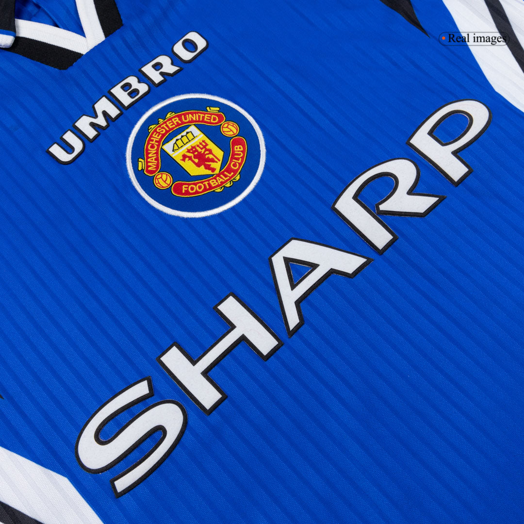 Manchester United Tredjetröja 1996/97 Retro Tröja
 Blå