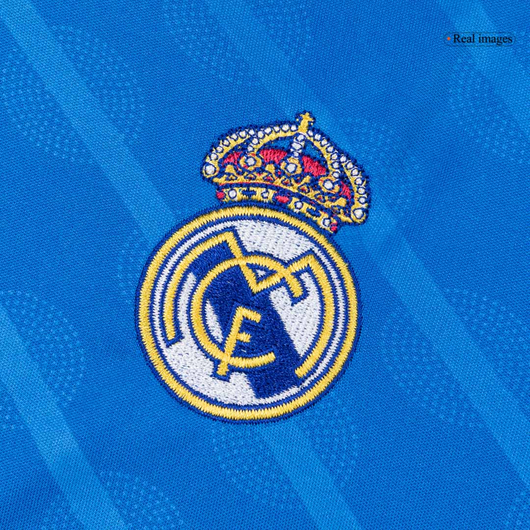 Real Madrid Tröja 2025/26 Tredjeställ Blå Barn
