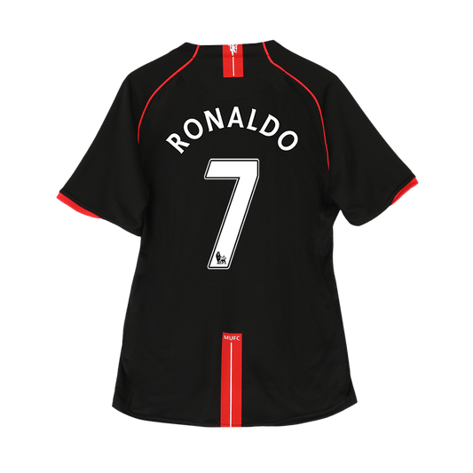 RONALDO #7 Manchester United Bortatröja 2007/08 Retro Tröja
 Svart