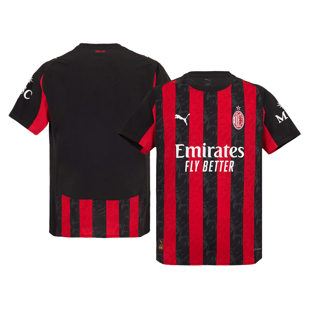 AC Milan Tröja 2025/26 Hemma Röd & Svart
