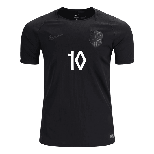 Norge Tröja ØDEGAARD #10 2026 Borta Svart-1