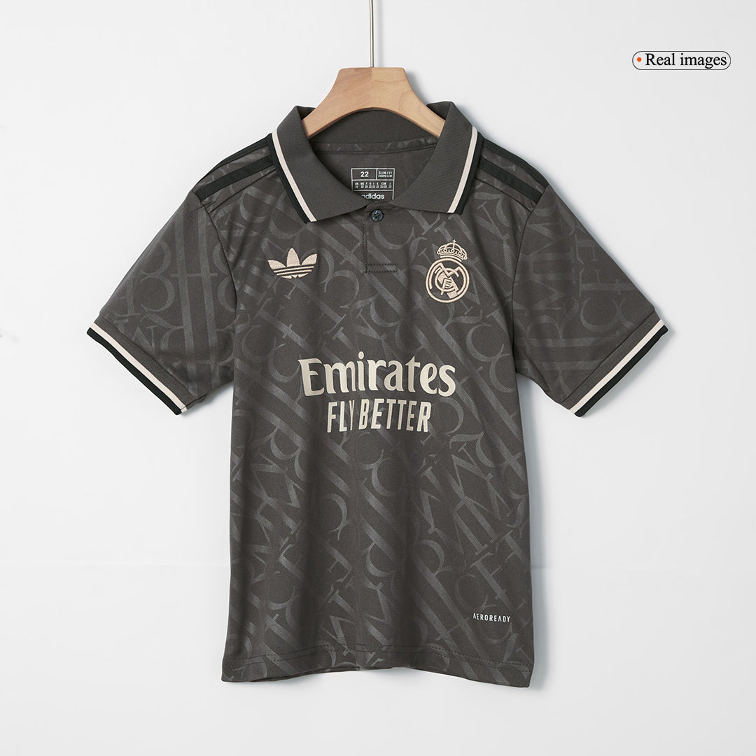 Real Madrid Tröja 2024/25 Tredje Grå Barn
