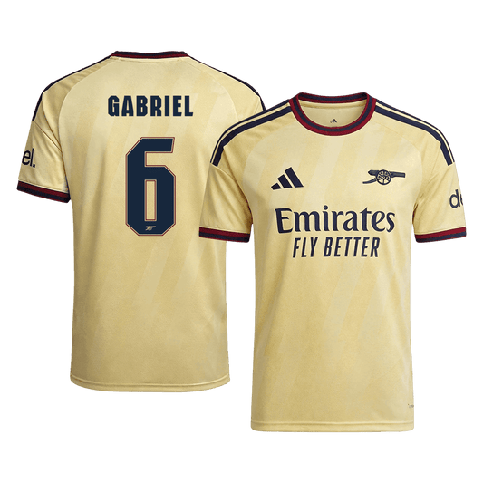 Arsenal Tröja GABRIEL #6 2026/27 Tredje Gul - UCL