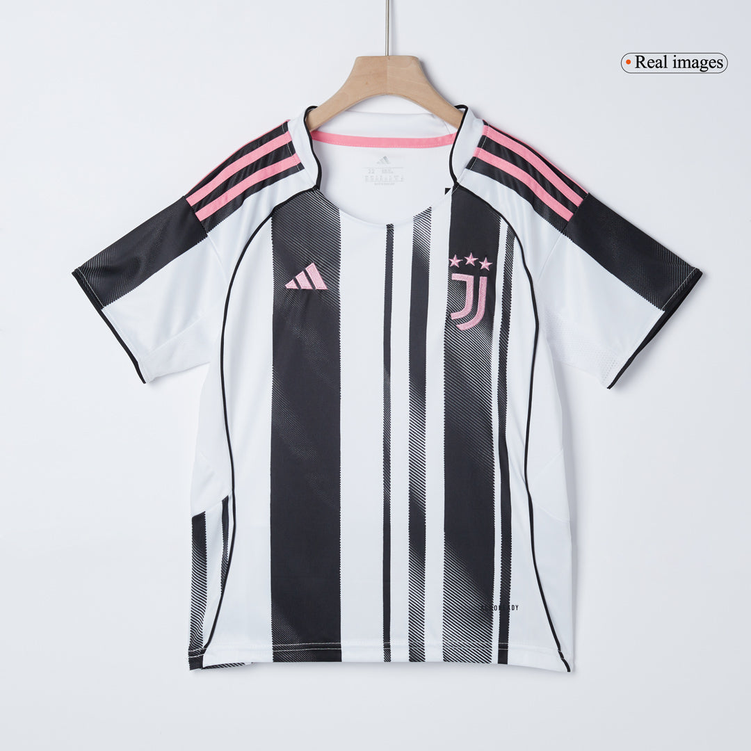 Juventus Tröja 2025/26 Hemmaställ Svart & Vitt Barn-13