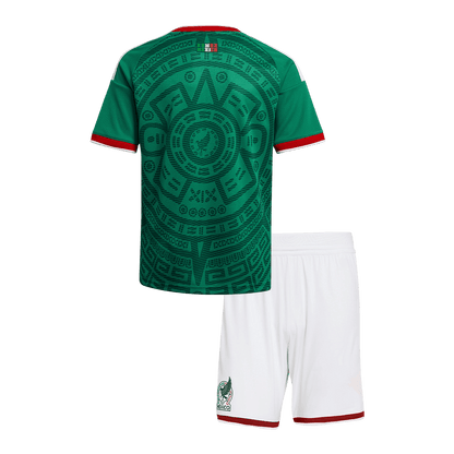 Mexiko Tröja 2026 Hemma Grön Barn Premium-11