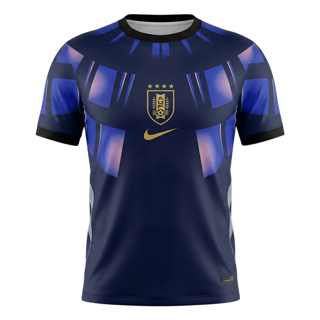 Uruguay Tröja 2026 Borta Mörkblå