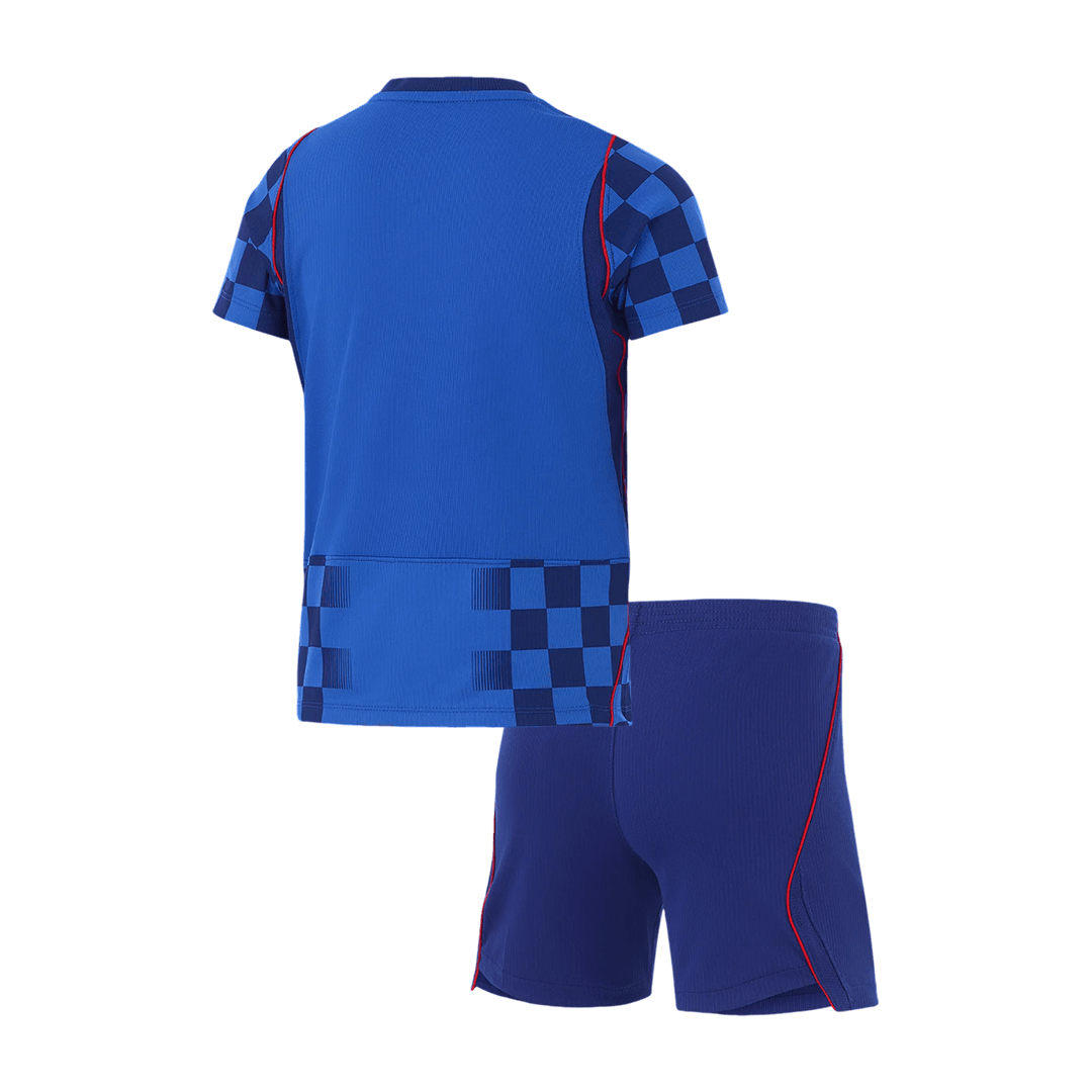 Kroatien Tröja 2026 Borta Blå Barn-2