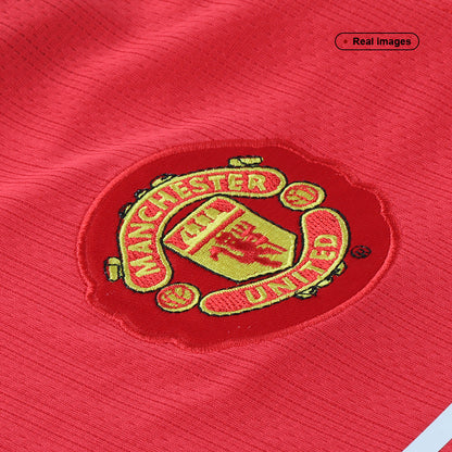 SCHOLES #18 Manchester United Hemmatröja 2007/08 Retro Tröja
 Röd-6
