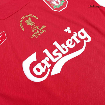 Liverpool tröja 2005 Retro Tröja
 Röd - UCL-6