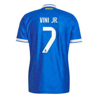 Real Madrid Tröja VINI JR. #7 2025/26 Tredje Blå-10