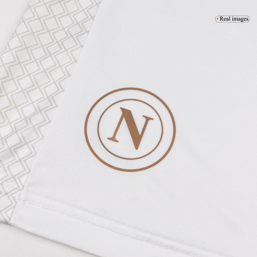 Napoli Shorts 2025/26 Borta Vit-4