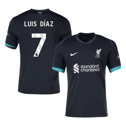 Liverpool Tröja LUIS DÍAZ #7 2024/25 Borta