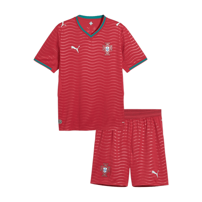 Portugal Tröja 2026 Hemma Röd Barn Premium