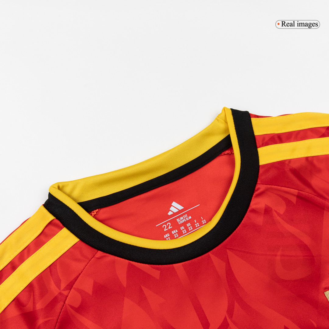 Belgien Tröja 2026 Hemma Röd Barn