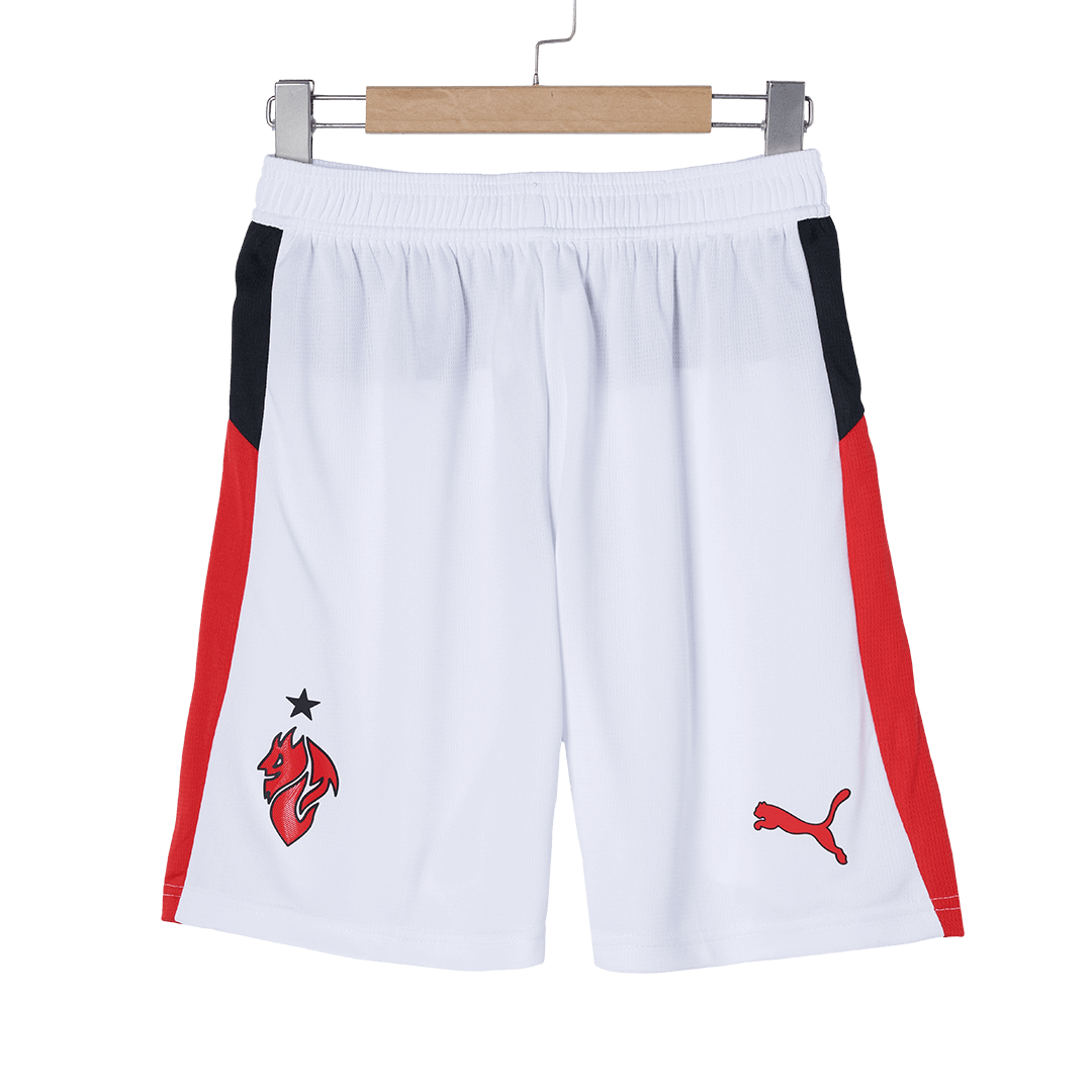 AC Milan Shorts 2025/26 Borta Vit