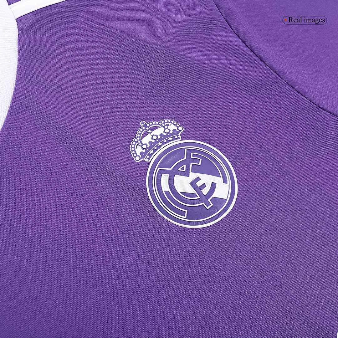 BENZEMA #9 Real Madrid Bortatröja 2016/17 Retro Tröja
 Lila-5