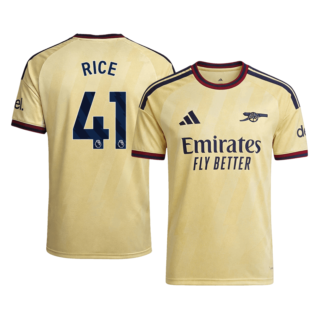 Arsenal Tröja RICE #41 2026/27 Tredje Autentisk Gul